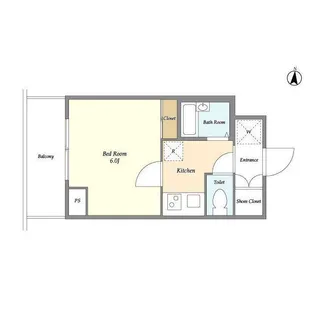 アクシーズタワー川口幸町II【5階】の間取り