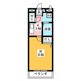 ハイツエクセル【2階】の間取り