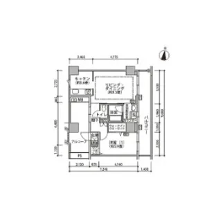 東京都江東区東雲1【マンション】の間取り