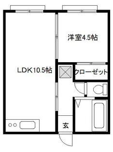 花園コーポ【2階】の間取り