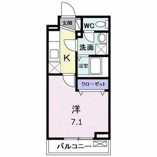 Bell fleur 南橋本【2階】の間取り