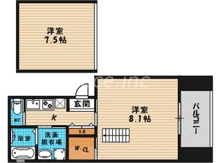 GRAND FORCE【6階】の間取り