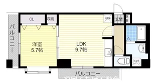 BJハウス博多【7階】の間取り