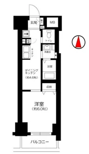 エステムプラザ芝公園【3階】の間取り