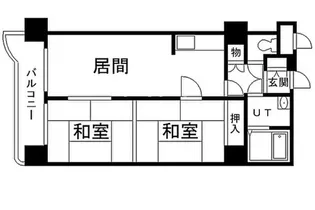 シティマンション五十嵐【4階】の間取り
