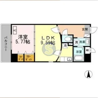 スペチアーレ【3階】の間取り