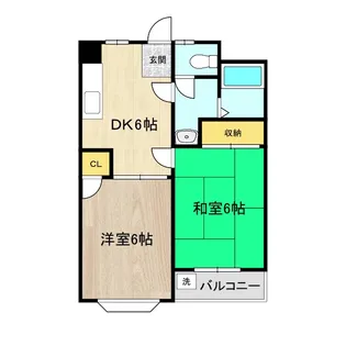 メゾンドール【5階】の間取り