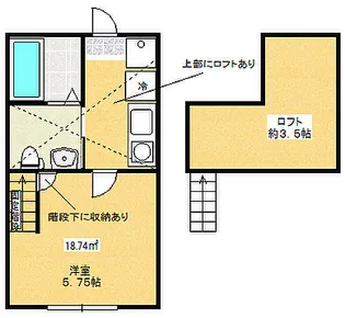 神奈川県大和市福田2【アパート】の間取り
