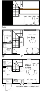 ハーミットクラブハウス石川台の間取り