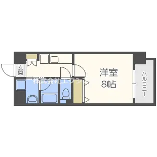 グランジュテ住吉【5階】の間取り