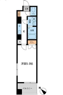 東京都中央区佃2【マンション】の間取り