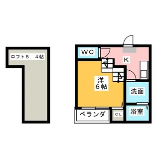 ハーモニーテラス野並【1階】の間取り