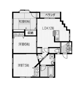 神奈川県川崎市川崎区渡田4【マンション】の間取り