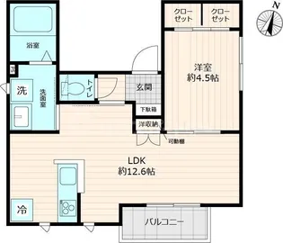 仮称)メゾン K ソレイユ【3階】の間取り