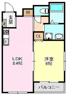 プロフォンド【2階】の間取り