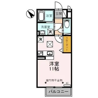 エムステート【1階】の間取り