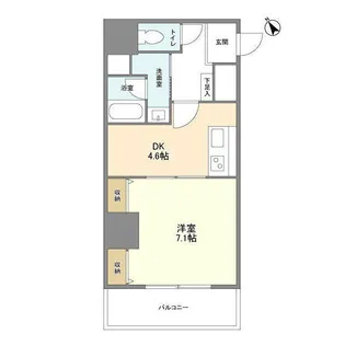 オーキッドレジデンス板橋【7階】の間取り