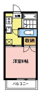 オティアス【2階】の間取り