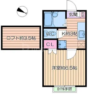 ピュアボナール新堀【2階】の間取り