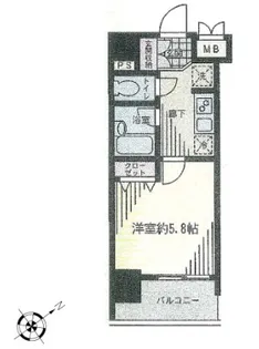 アルカディア西荻窪【6階】の間取り