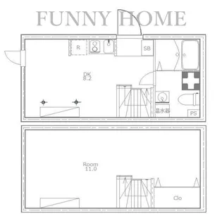 たすきCRASSO都立大学 A棟【1階】の間取り
