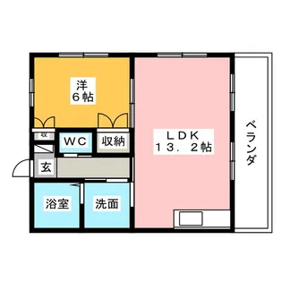 ハウスパレット【1階】の間取り