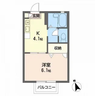 オークタウン書写【2階】の間取り