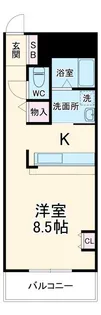 リアライズ七宝【2階】の間取り
