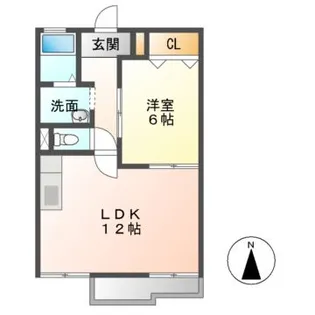 ヴィラコスモ【2階】の間取り