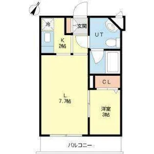 グランメール弘道舘第2【4階】の間取り