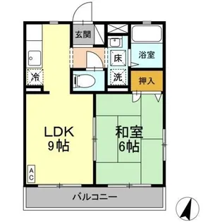 エスポアール 壱番館【1階】の間取り