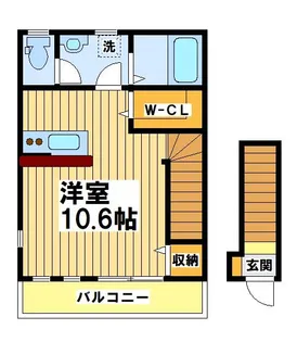 ステップ柴崎【2階】の間取り