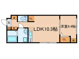 Amirl Premier Shinsakae【4階】の間取り