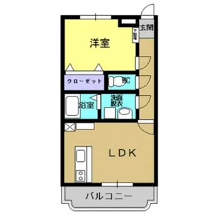 リバーサイドM【1階】の間取り