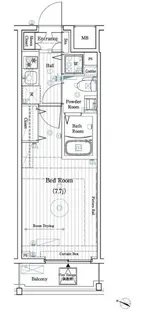 HY’s YOKOHAMA Felice【7階】の間取り