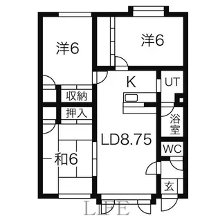 エトワール令和【2階】の間取り