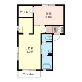 ディア・コートあざみ野【2階】の間取り