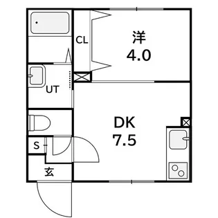 ラフィーネ西町【3階】の間取り