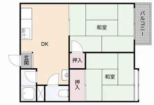 今西ハイツ【1階】の間取り