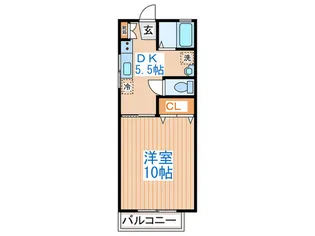 サンライズK【1階】の間取り