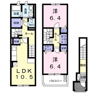 セレノ N【2階】の間取り