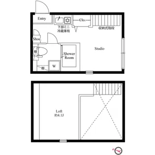 ハーモニーテラス上池袋III【2階】の間取り