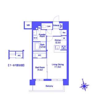 アビティ宮前平【4階】の間取り