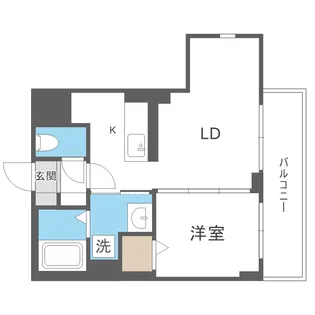 リアライズ長居公園通【1階】の間取り