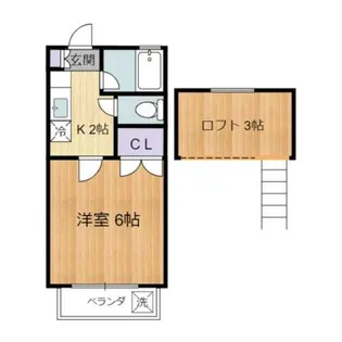 メゾンフジヌキ【2階】の間取り
