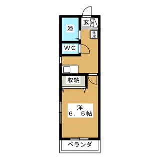 ハイツサンシャイン【2階】の間取り