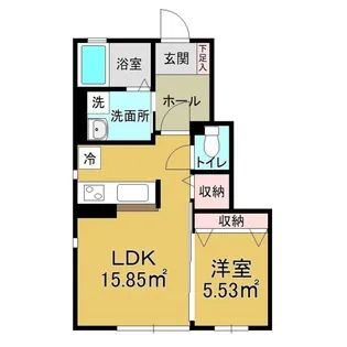 Espoir(エスポアール)【1階】の間取り