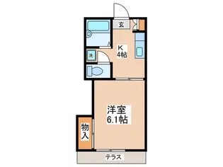 ムカイハラハウス【1階】の間取り