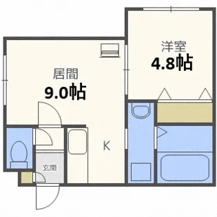 ラフィーネ【4階】の間取り
