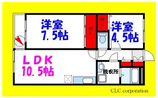 ソシアル末広【5階】の間取り
